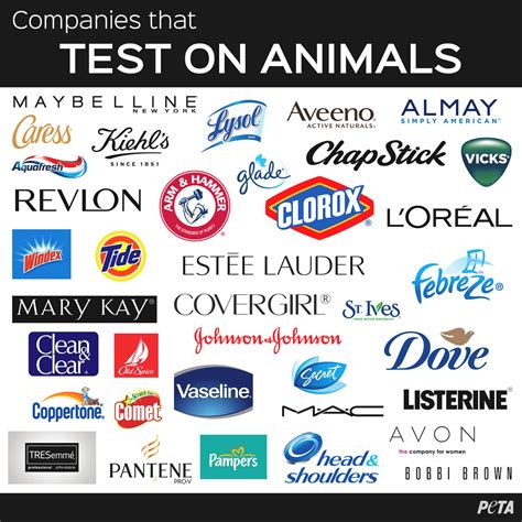 makeup brands using animal testing.